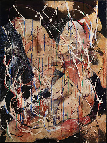 random Crown 2 is an original painting. Top art galleries London, Paris, Rome, New York City, Hong Kong, Athens - Link
